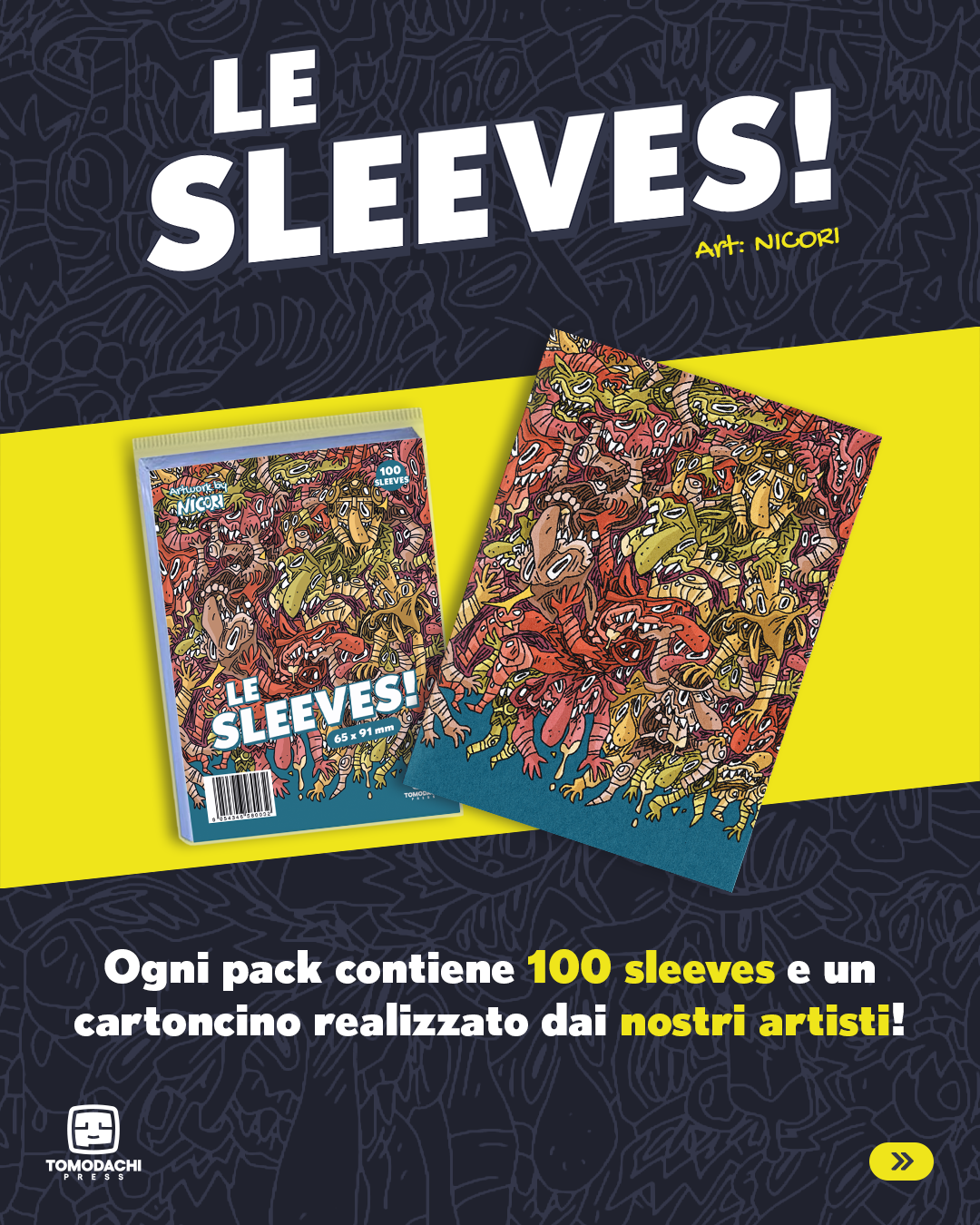 Le Sleeves ! - 100 buste protettive 65 x 91 mm
