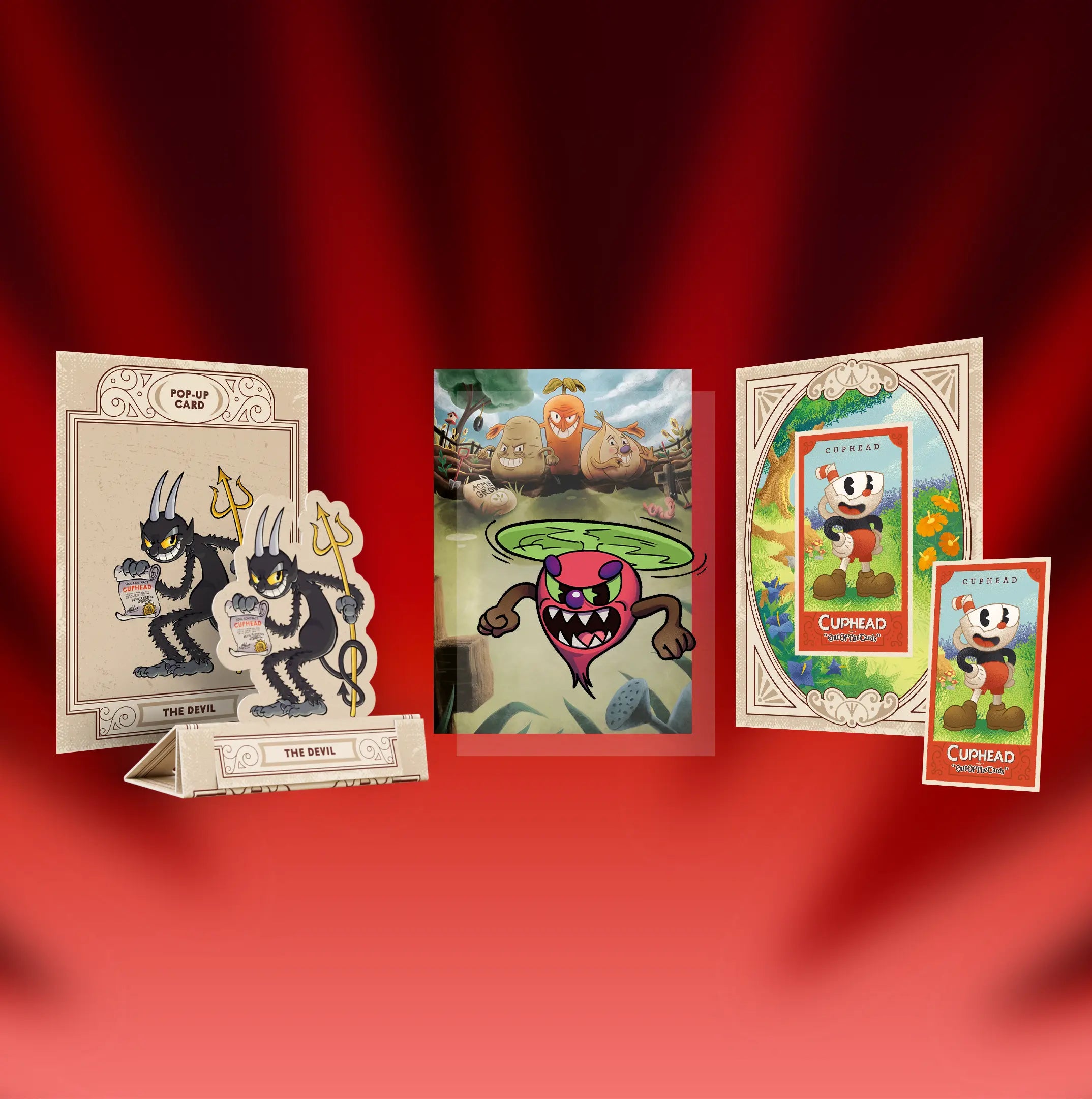 Tomodachi Press Cuphead box care 2