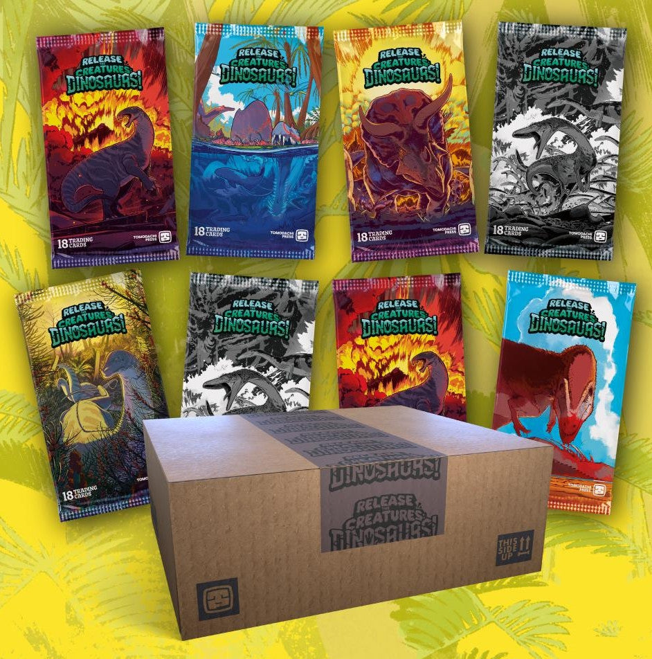 RELEASE THE CREATURES: DINOSAURS! - BOX (8 BUSTE)